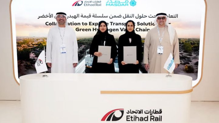 Hydrogen Infrastructure Drive: Masdar and Etihad Rail Partner for UAE Green Hydrogen Transport