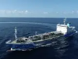 Uyeno Transtech’s hydrogen-ready oil tanker Kikou Maru, delivered in October 2025 and top-rated by ClassNK, will test hydrogen fuel in 2026 under a national green financing scheme.