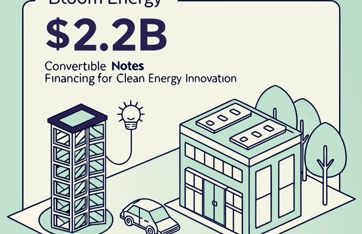 Fuel Cell Technology Boost: Bloom Energy Prices $2.2B 0% Convertible Notes to Fund R&D