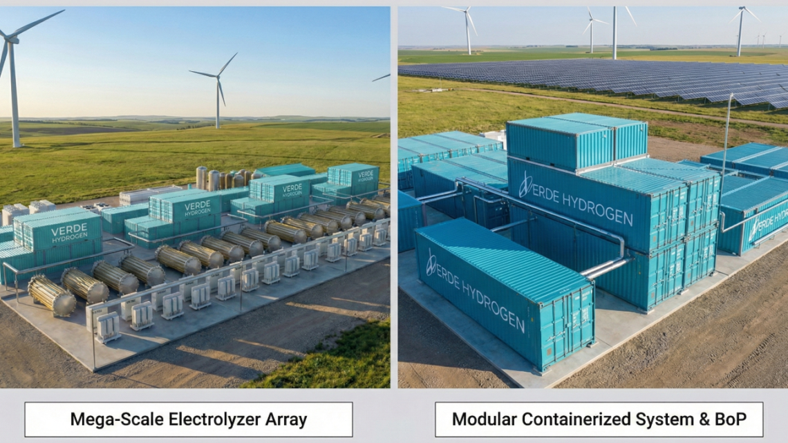 VERDE HYDROGEN: Advancing Large-Scale Hydrogen Production with Customizable Modular Electrolyzers VERDE HYDROGEN: Advancing Large-Scale Hydrogen Production with Customizable Modular Electrolyzers