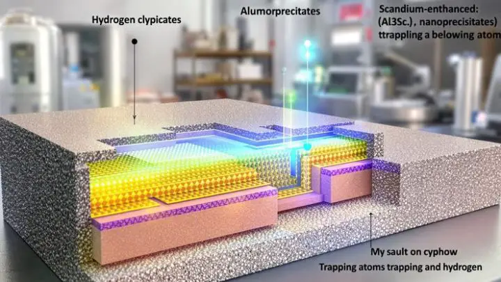 Hydrogen Storage Materials: Scandium-Enhanced Aluminum Alloy Resists Embrittlement