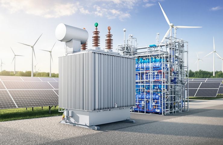 Hitachi Energy’s RESIBLOC Rectifier Transformers for KK Wind Solutions