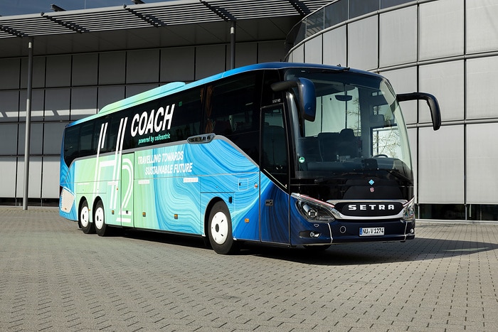Daimler Buses Unveils Hydrogen Coach: The First Fuel Cell Setra Touring Coach