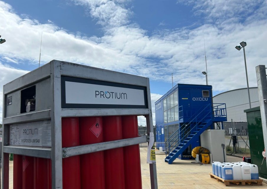 Sustainable Aviation Fuel Production: Protium delivers its first green hydrogen consignment at London Oxford Airport