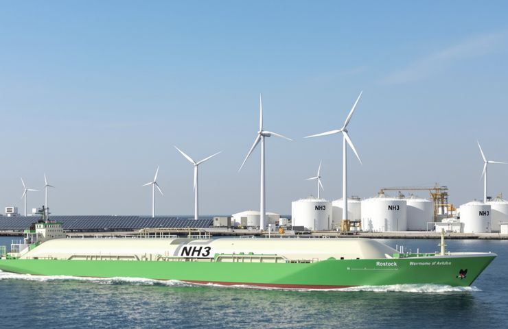 Green Ammonia Corridor from Saudi Arabia to Germany