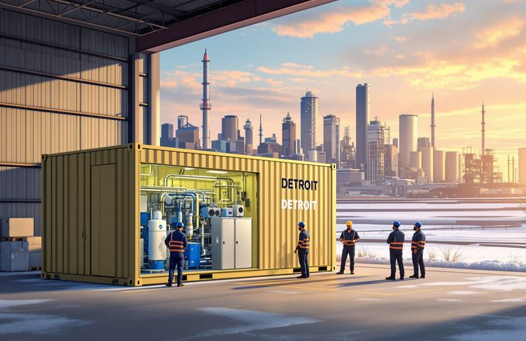 Ammonia Power Generator Pilot in Detroit with Neology Hydrogen