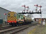 HydroShunter, the UK’s first hydrogen-powered shunter, debuted at Severn Valley Railway, retrofitted from a Class 08 using Vanguard’s NEO1 powertrain.