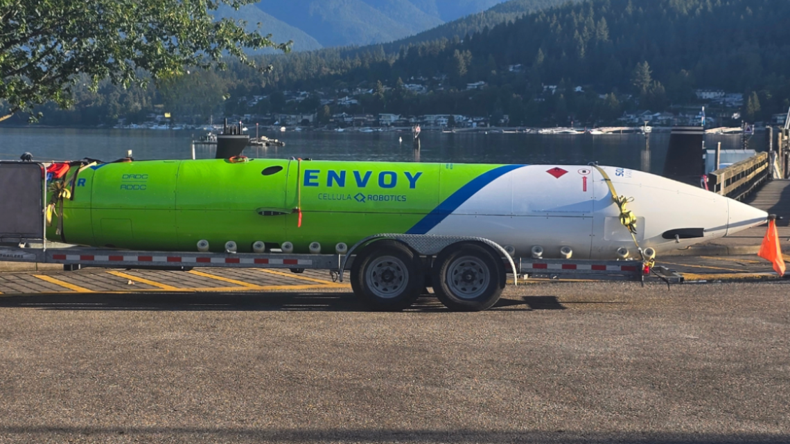 AUV Envoy Achieves Over 2,000 km Submerged Endurance