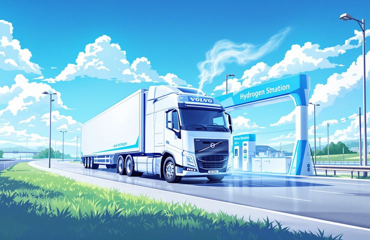 Hydrogen-Powered Trucks: Volvo’s New Combustion Engine Bridges Zero-Emission Technologies