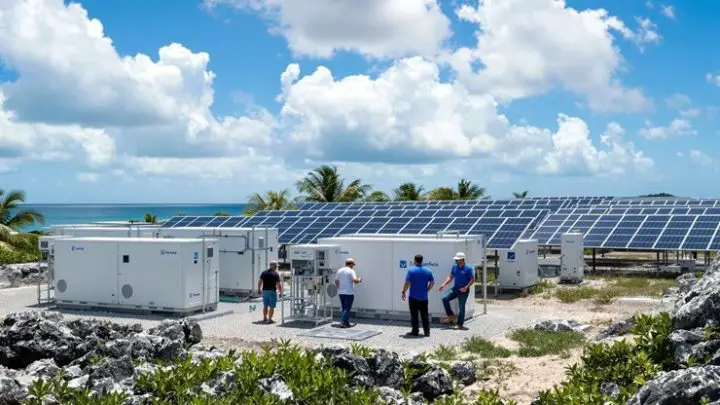 Hydrogen fuel cells integrated into Vieques microgrid for storm resilience