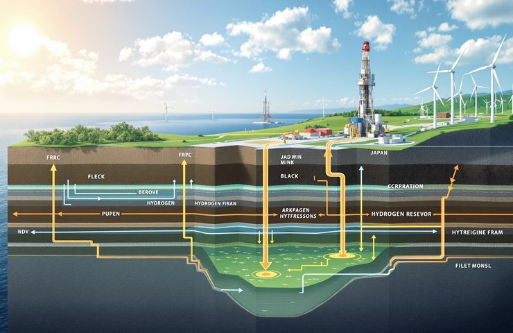 Japan Plans Domestic Hydrogen Production from Geologic Sources by 2040