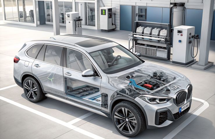 Hydrogen Storage Advances: BMW’s Flat Tank System Boosts iX5 Hydrogen Range