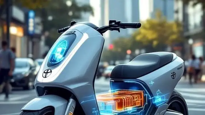 Toyota Files Patent for Hydrogen-Powered Scooter