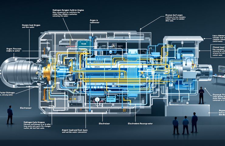 Zero-Emission Technology: Hydrogen Cycle Engine Achieves 60% Efficiency Zero-Emission Technology: Hydrogen Cycle Engine Achieves 60% Efficiency