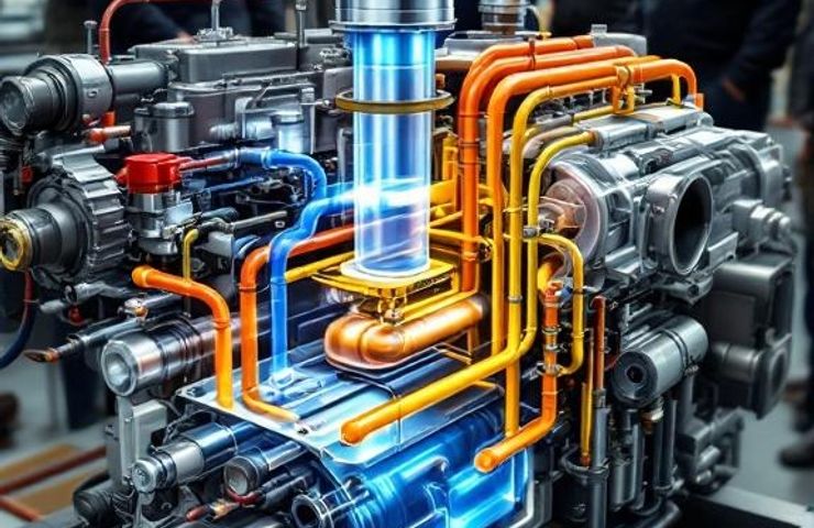 Ammonia Marine Engine Harnesses In-Cylinder Reforming for Onboard Hydrogen Production