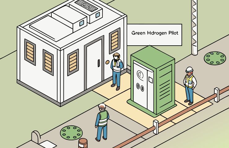Green Hydrogen Powers National Highways Construction Compound in Bootle Green Hydrogen Powers National Highways Construction Compound in Bootle
