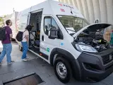 UC Riverside’s CE-CERT lab is testing a hydrogen combustion van imported from France to evaluate NOx control and efficiency, probing hydrogen ICE as a bridge to low-carbon transport.