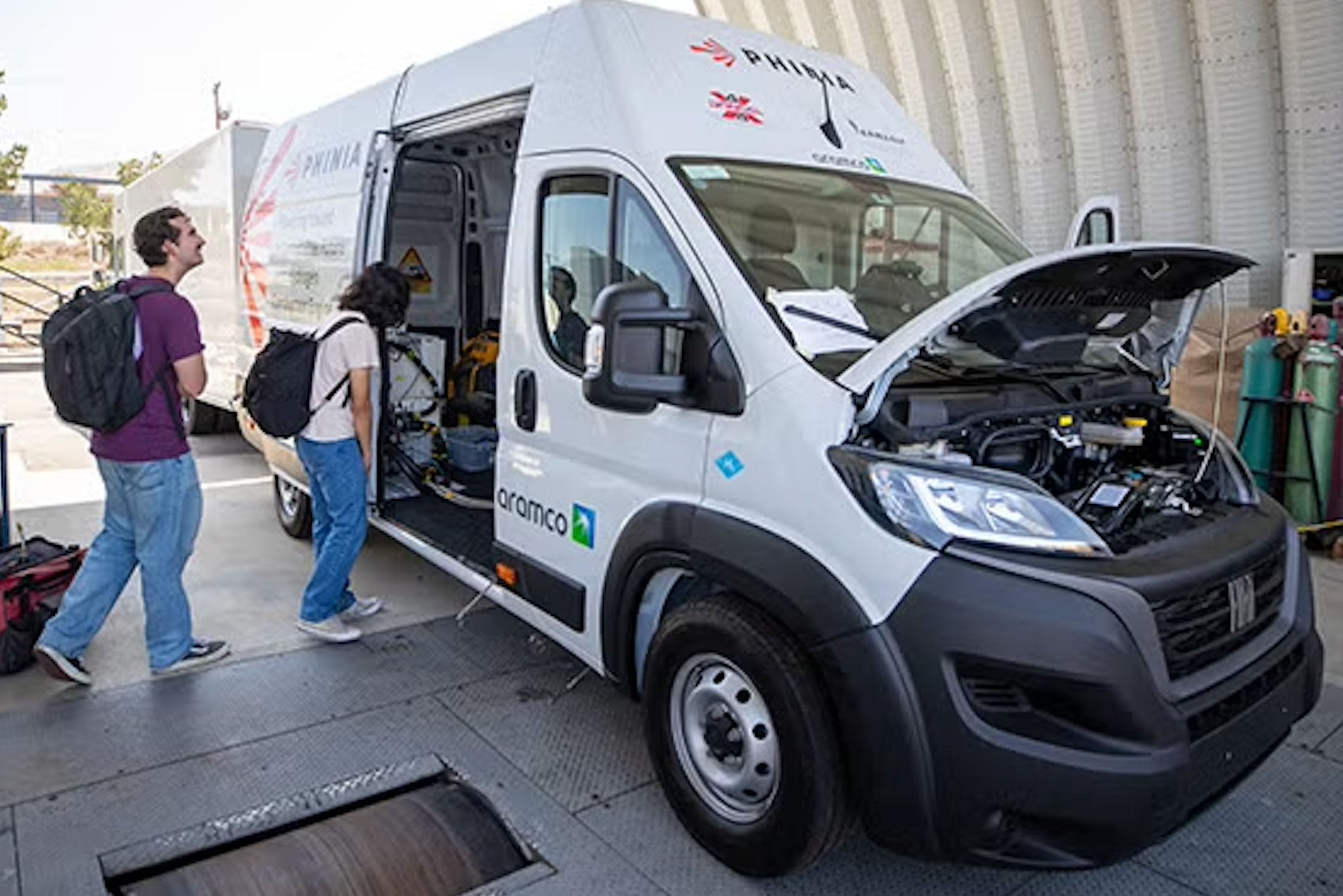 Hydrogen Combustion Engine Van Undergoes Testing at UC Riverside's CE-CERT