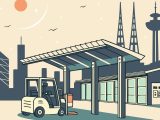 Koelnmesse and DSV have deployed ten hydrogen fuel-cell forklifts and an on-site refuelling station at Cologne’s trade fair grounds, showcasing rapid refuelling and locally emission-free material handling powered by green hydrogen.