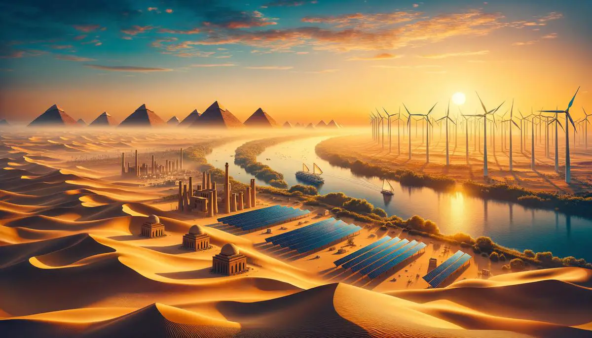 Green Hydrogen in Egypt with renewable energy sources